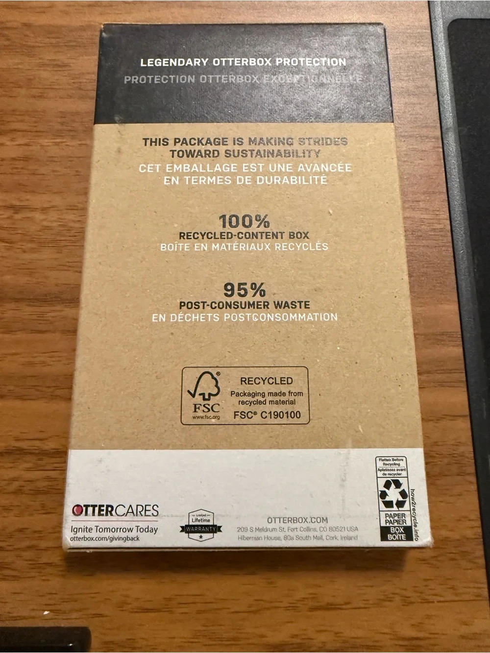 OtterBox Symmetry Drop+ Case Packaging for iPhone 16 Pro Max - Brown Kraft